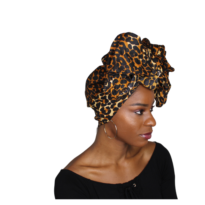 Ankara Headwrap and Scarf Dashiki African Print Kente (Animal Print) - Jamgal