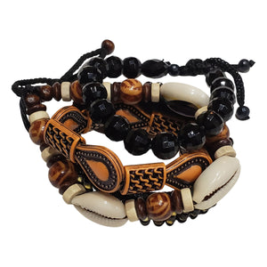 African Beaded Bracelet For Men & Women -Jamaica Set - Jamgal