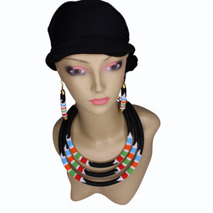 Handmade Maasai Beaded Necklace, Bracelets and Earrings Sets - Jamgal