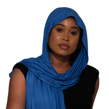 Load image into Gallery viewer, Head Wrap Soft Stretch Jersey Scarf Long Hair Turban Tie Headband HeadWrap for Women in Solid Colors by Jamgal - Jamgal