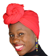 Load image into Gallery viewer, Head Wrap Soft Stretch Jersey Scarf Long Hair Turban Tie Headband HeadWrap for Women in Solid Colors by Jamgal - Jamgal