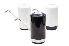 Load image into Gallery viewer, Rechargeable Water Bottle Pump - USB charging- portable- automatic- drinking water dispenser for universal 5 gallon bottle (White Water bottle Pump with Black Trim) - Jamgal