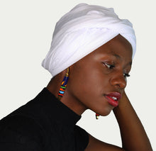 Load image into Gallery viewer, Head Wrap Soft Stretch Jersey Scarf Long Hair Turban Tie Headband HeadWrap for Women in Solid Colors by Jamgal - Jamgal