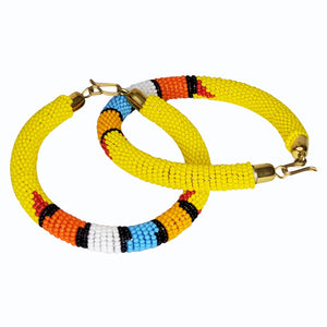 Handmade Maasai Beaded Necklace, Bracelets and Earrings Sets - Jamgal